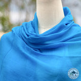 Kaschmirtuch "Simpani" (सिम्पानी) – Blau, handgewebt