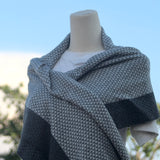 Schal "Tudikhel" (टुडिखेल) – Blau, handgewebt