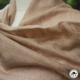 Kaschmirtuch "Pratham" (प्रथम) – Beige, handgewebt