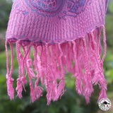 Pashminaschal "Thekitola" (ठेकितोला) – Rosa, handgewebt