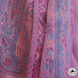 Pashminaschal "Thekitola" (ठेकितोला) – Rosa, handgewebt