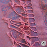 Pashminaschal "Thekitola" (ठेकितोला) – Rosa, handgewebt