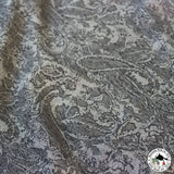 Pashminaschal "Kakakuli" (कककुली) – Grau, handgewebt