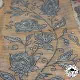 Kaschmirtuch "Thaprek" (थप्रेक) – Blau, handgewebt
