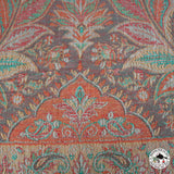 Kaschmirtuch "Mirlung" (मिर्लुङ्ग) – Rot, handgewebt