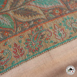 Kaschmirtuch "Mirlung" (मिर्लुङ्ग) – Rot, handgewebt