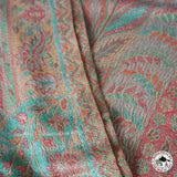 Kaschmirtuch "Mirlung" (मिर्लुङ्ग) – Rot, handgewebt