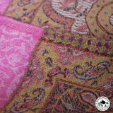 Kaschmirtuch "Sarva" (सर्व) – Lila, handgewebt