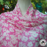 Kaschmirtuch "Amala" (अमला) – Rosa, handgewebt