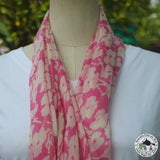 Kaschmirtuch "Amala" (अमला) – Rosa, handgewebt