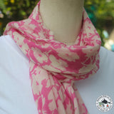 Kaschmirtuch "Amala" (अमला) – Rosa, handgewebt