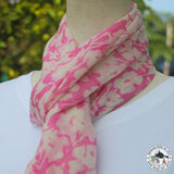 Kaschmirtuch "Amala" (अमला) – Rosa, handgewebt