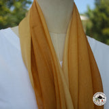 Kaschmirtuch "Lho" (ल्हो) – Orange, handgewebt