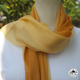 Kaschmirtuch "Lho" (ल्हो) – Orange, handgewebt