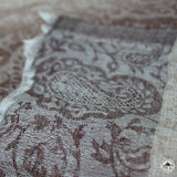 Kaschmirtuch "Mandala" (मण्डल) – Beige, handgewebt
