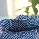 Schal "Nilgiri" – Blau, handgewebt