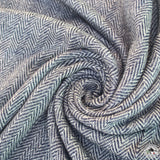 Schal "Nilgiri" – Blau, handgewebt