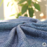 Schal "Nilgiri" – Blau, handgewebt