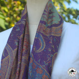 Seidenschal "Dhulo" (धुलो) – Beige, handgewebt
