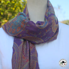 Charger l'image dans la galerie, Seidenschal "Dhulo" (धुलो)