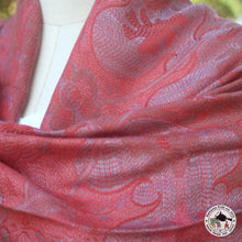 Charger l'image dans la galerie, Seidenschal "Sindoora" (सिन्दूर)