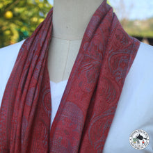 Charger l'image dans la galerie, Seidenschal "Sindoora" (सिन्दूर)
