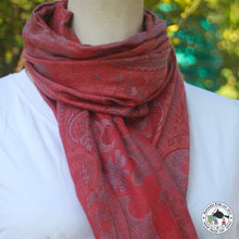 Charger l'image dans la galerie, Seidenschal "Sindoora" (सिन्दूर)