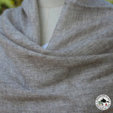 Tuch "Pathar" (पठार) – Beige, handgewebt