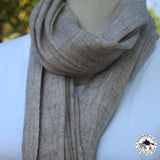 Tuch "Pathar" (पठार) – Beige, handgewebt