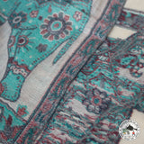 Kaschmirtuch "Gajraj" (गजराज) – Beige, handgewebt
