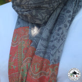 Kaschmirschal "Kagaj" – 100 % Kaschmir, handgewebt in Nepal