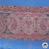 Kaschmirtuch "Satra" (सत्र) – Blau, handgewebt