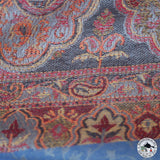 Kaschmirtuch "Satra" (सत्र) – Blau, handgewebt