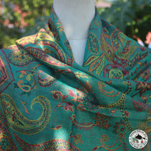 Charger l'image dans la galerie, Seidenschal "Buttey" (बुट्टे)