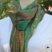 Charger l'image dans la galerie, Seidenschal "Buttey" (बुट्टे)