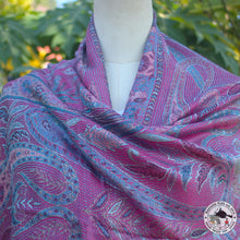 Load image into Gallery viewer, Seidenschal "Chhatra" (छत्र)