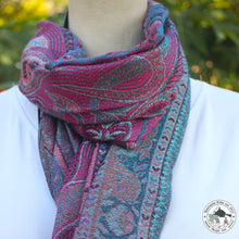 Load image into Gallery viewer, Seidenschal "Chhatra" (छत्र)