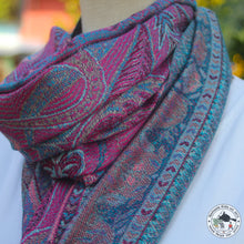 Load image into Gallery viewer, Seidenschal "Chhatra" (छत्र)