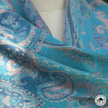 Load image into Gallery viewer, Seidenschal "Aasanad" (आसनद)