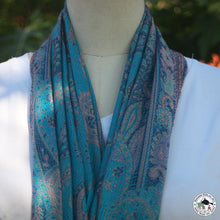 Load image into Gallery viewer, Seidenschal "Aasanad" (आसनद)