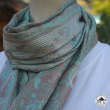 Load image into Gallery viewer, Seidenschal "Gruham" (गृहम)