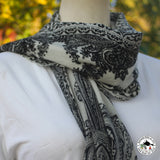 Kaschmirtuch "Syalpakhe" (स्यल्पखे) – Schwarz, 100 % Kaschmir, handgewebt