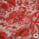 Kaschmirtuch "Rasbari" (रसबरी) – Rosa, handgewebt
