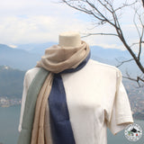 Kaschmirschal "Deupur" – 100 % Kaschmir, handgewebt in Nepal