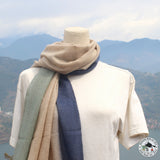 Kaschmirschal "Deupur" – 100 % Kaschmir, handgewebt in Nepal