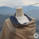 Kaschmirschal "Deupur" – 100 % Kaschmir, handgewebt in Nepal