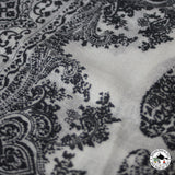 Kaschmirtuch "Syalpakhe" (स्यल्पखे) – Schwarz, 100 % Kaschmir, handgewebt