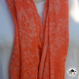Kaschmirtuch "Shoth" (शोथ) – Orange, handgewebt