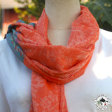 Kaschmirtuch "Shoth" (शोथ) – Orange, handgewebt