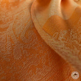 Pashminaschal "Muchu" (मुचू) – Orange, handgewebt